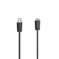 Hama 00200627 kabel USB 1,5 m Micro-USB A USB A Czarny