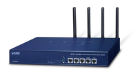 PLANET Wi-Fi 6 AX2400 2.4GHz/5GHz draadloze router Gigabit Ethernet Blauw