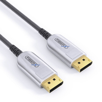 FiberX FX-I260-015 DisplayPort-Kabel 15 m Schwarz, Silber