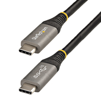 StarTech.com 50cm USB-C Kabel 10Gbit/s - USB-IF zertifiziertes USB-C Kabel - USB 3.1/3.2 Gen 2 Typ-C Kabel - 100W (5A) Power Delivery, DP Alt Mode - USB-C Kabel - Laden&Synchron...