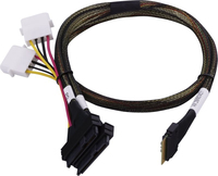 Microchip Technology 2305200-R cable Serial Attached SCSI (SAS) 0,8 m Negro, Multicolor