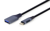 Gembird A-USB3C-OTGAF-01 USB-kabel 0,15 m USB 3.2 Gen 1 (3.1 Gen 1) USB C USB A Grijs