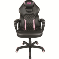 Konix Drakkar 78441116841 gamer szék PC gamer szék Párnázott ülés Fekete, Rózsaszín