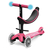 Micro Mobility Micro Mini2Grow Deluxe Magic LED Kinder Dreiradroller Pink