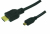 LogiLink 1m HDMI to HDMI Micro - M/M HDMI-Kabel HDMI Typ A (Standard) HDMI Typ D (Mikrofon) Schwarz
