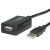 Value USB A/USB A M/F 12m USB kábel USB 2.0 Fekete
