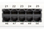 Digitus CAT 3 ISDN Patch Panel, ungeschirmt, grau