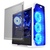 LC-Power Gaming 988W - Blue Typhoon Midi Tower Wit