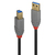Lindy 36740 USB kábel 0,5 M USB 3.2 Gen 1 (3.1 Gen 1) USB A USB B Fekete