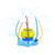 Jamara Mc Fizz Oktopus watersproeier voor speelplezier