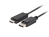 Lanberg CA-DPHD-11CC-0010-BK zmieniacz płci / kabli DisplayPort HDMI Czarny