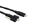 EXSYS EX-K1591V USB Kabel 1 m USB 3.2 Gen 2 (3.1 Gen 2) USB C Schwarz