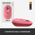 Logitech POP Mouse Wireless con Emoji personalizzabili, Tecnologia SilentTouch, Precisione e Velocità, Design Compatto, Bluetooth, USB, Multidispositivo, Compatibile OS - Heartb...