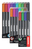 Kores M22141 permanente marker Kogelpunt Zwart, Blauw, Bruin, Groen, Lichtblauw, Lichtgroen, Oranje, Roze, Rood, Violet 10 stuk(s)