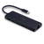 Lindy 43358 laptop-dockingstation & portreplikator Kabelgebunden USB 3.2 Gen 1 (3.1 Gen 1) Type-C Schwarz