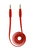 Trust Flat Audio Cable Audio-Kabel 1 m 3.5mm Rot