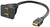 Goobay 68784 cavo HDMI 0,1 m HDMI tipo A (Standard) 2 x HDMI Type A (Standard) Nero