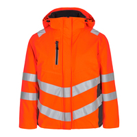Safety Damen Winterjacke - 2XL - Orange/Anthrazit Grau - Orange/Anthrazit Grau | 2XL: Detailansicht 1