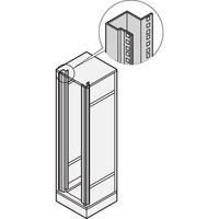 SCHROFF 19"-Profile - WINKELPROFIL SET 20HE 7021