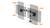 Durable SELECT Monitor Mount Desk Clamp for 2 Screens | 13 - 27" | Gloss Silver
