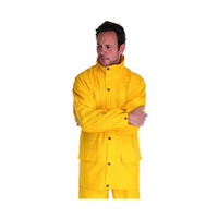 Endurance Waterproof Yellow PU Un-Lined Jacket - Size 3XL
