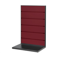 „FlexiSlot” asztali display Black Frame | piros, hasonló mint RAL 3004