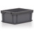 15L Euro Stacking Container - Solid Sides & Base - 400 x 300 x 170mm - Grey