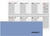 BIELLA Pultkalender Colorful 2025 888377050025 1W/2S blau ML 29.7x10.5cm