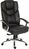 Skyline Italian Leather Faced Executive Office Chair Black - 9410386BLK -