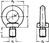 Artikeldetailsicht E-NORM E-NORM Ringschraube DIN 580 C15E galZn M 6 HP 0 VE50