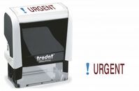 Trodat Office Printy 4912 Self Inking Word Stamp URGENT 46x18mm Blue/Red Ink