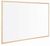 Bi-Office Drywipe Whiteboard Wood Frame 600mm X 400mm