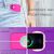 NALIA Klare Neon Handy Hülle für iPhone 12, Bunt Durchsichtig Schutz Case Cover Pink
