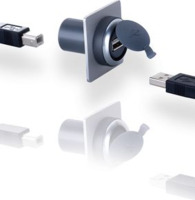 USB-Durchführung, für Befehlsgeräte, 1.30.279.001/0707