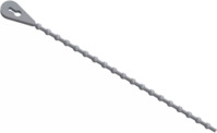 Kugel-Kabelbinder, lösbar, Nylon, (L x B) 152.4 x 1.5 mm, Bündel-Ø 44.5 mm, natu