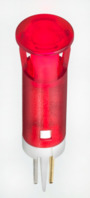 LED-Signalleuchte, 220 V (AC), rot, 6 cd, Einbau-Ø 8 mm, LED Anzahl: 1