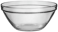 Glasschale Pompei; 2450ml, 23x10.3 cm (ØxH); transparent; rund; 4 Stk/Pck