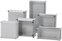 Installációs műszerdoboz 278 x 188 x 130 mm, polikarbonát, poliamid, szürke (RAL 7035), Fibox PC 2819 13 T