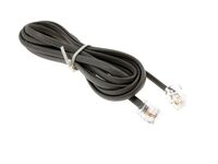 PHONE CORD 8120-8915, 3 m, RJ-11, Black, Male Telefon Kabel
