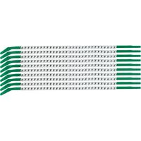 Clip Sleeve Wire Markers SCN-09-F, Black, White, Nylon, 300 pc(s), 2.5 mm, 3 mm Kabelmarkierungen