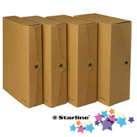 Scatola Portaprogetti con Bottone Starline - Dorso 10 - 25x35 cm - FMCXCPECO10AV