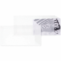 Versandtaschen Offset transparent DINlang 90g/qm HK VE=100 St. weiß