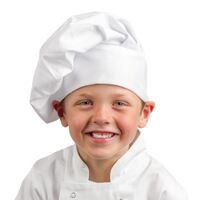 Whites Chefs Clothing Unisex Children's Chef Hat in White Size OS