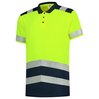 Tricorp poloshirt - High-Vis - bicolor - fluor yellow-ink - maat 4XL