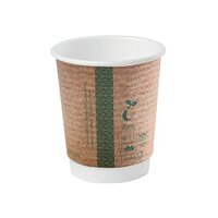 Vegware Cup 8oz Double Wall Kraft Brown (Pack of 500) VDW-8