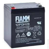 Batterie(s) Batterie onduleur (UPS) FIAMM 12FGH23 12V 5Ah F6.35