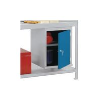 Workbench cabinets, blue