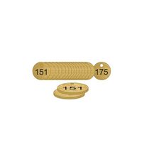 38mm Traffolyte valve marking tags - Bronze Effect (151 to 175)