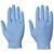 Blue nitrile powder free disposable gloves - Large