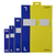 Scatola automontante per ecommerce PICK&Post - L - 40 x 27 x 17 cm - giallo/blu - Blasetti